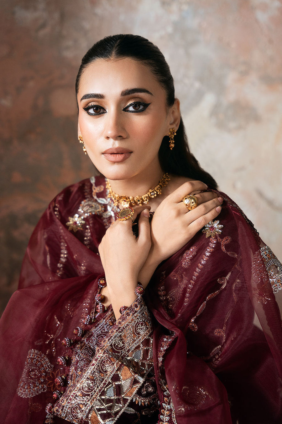 Ramsha Velvet Vol-07 Unstitched Embroidered 3Pc Suit V-701
