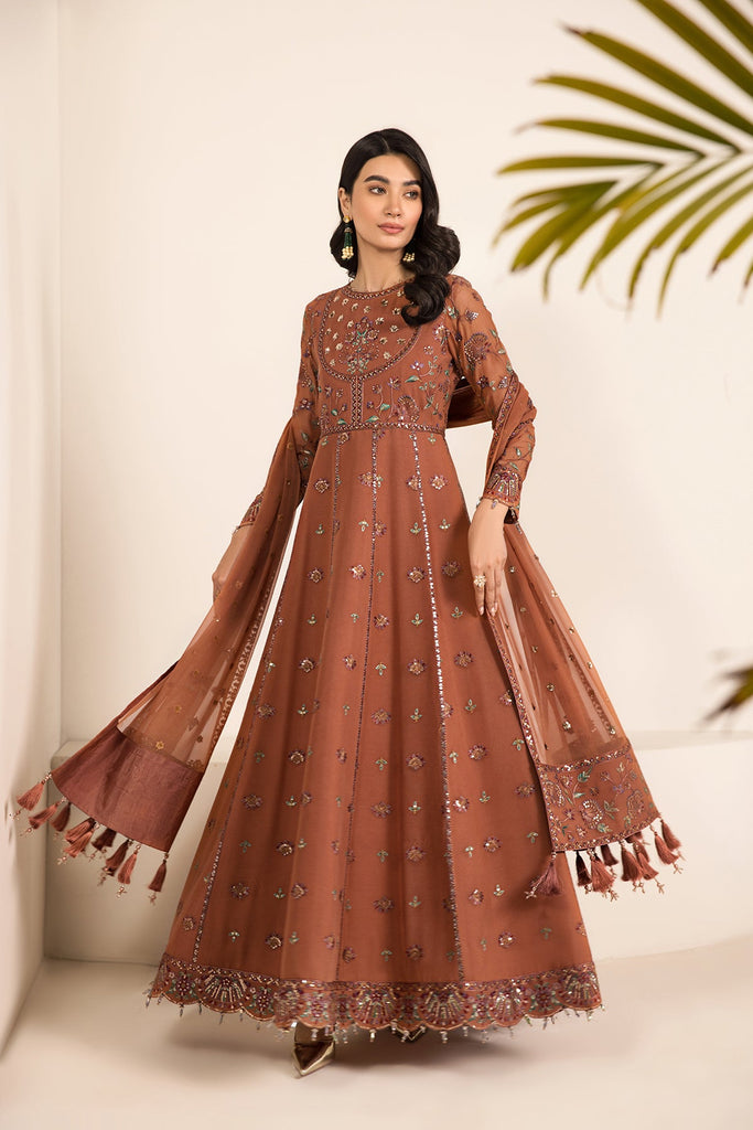 Lamhay Embroidered Chiffon Stitched 3 Piece Suit - Lime Green SU-157 - SMZ26LM - Festive Collection main image 0