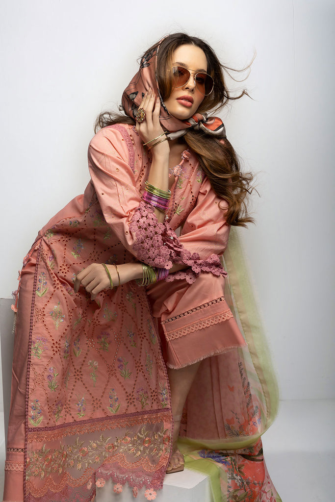 Sobia Nazir Vital Vol-02 Embroidered Lawn Unstitched 3Pc Suit D-10B