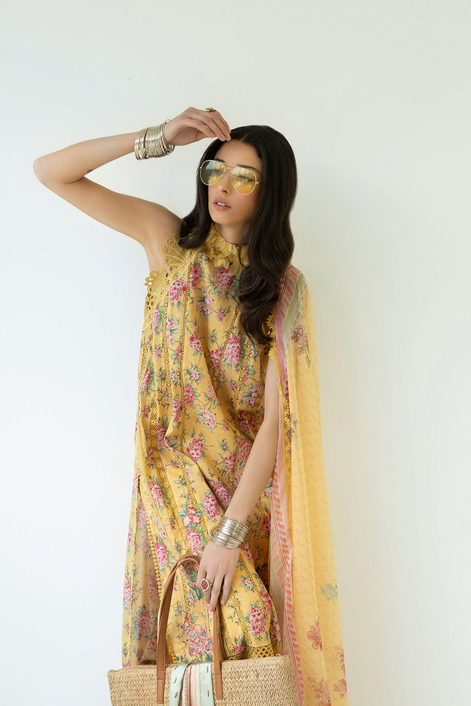 Sobia Nazir Vital Vol-02 Embroidered Lawn Unstitched 3Pc Suit D-01B