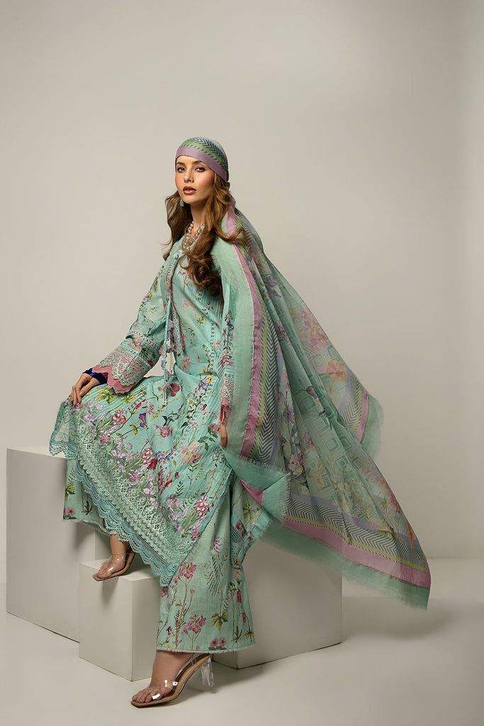 Sobia Nazir Vital Vol-02 Embroidered Lawn Unstitched 3Pc Suit D-06A