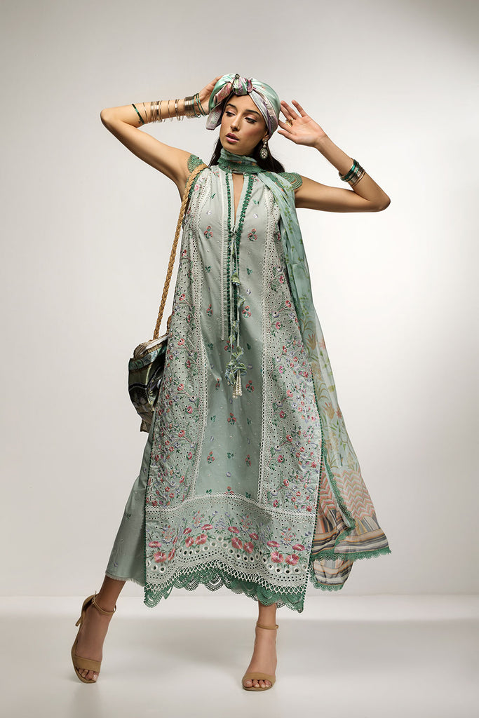 Sobia Nazir Vital Vol-02 Embroidered Lawn Unstitched 3Pc Suit D-09A