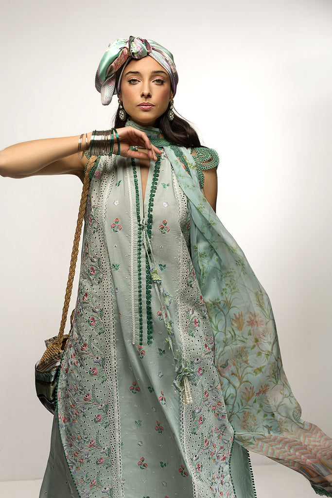 Sobia Nazir Vital Vol-02 Embroidered Lawn Unstitched 3Pc Suit D-09A