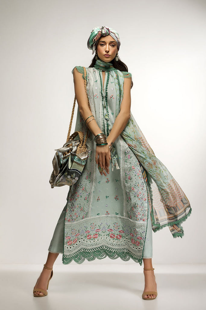 Sobia Nazir Vital Vol-02 Embroidered Lawn Unstitched 3Pc Suit D-09A