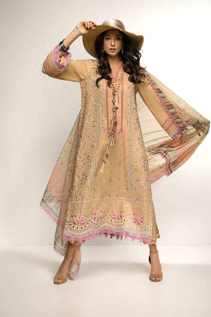 Sobia Nazir Vital Vol-02 Embroidered Lawn Unstitched 3Pc Suit D-09B