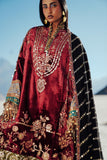 Sana Safinaz Luxury Winter Embroidered Velvet Unstitched 3Pc Suit V241-002