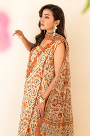 Faiza Faisal Serene Printed Lawn Unstitched 3Pc Suit - VALERIA