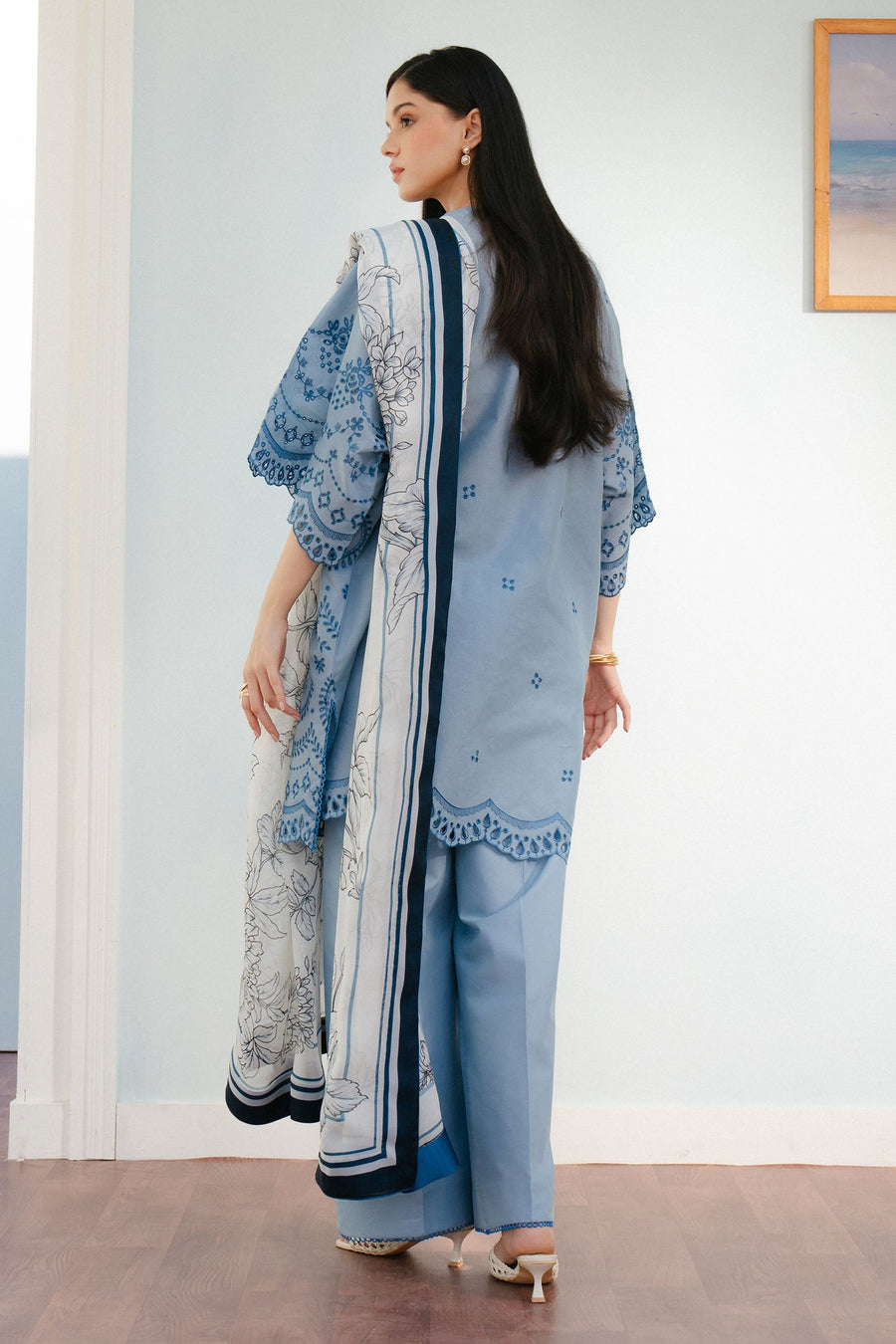 Coco by Zara Shahjahan Embroidered Lawn Unstitched 3Pc Suit D-06B VALI