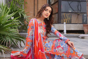 Feathers Whisper Winds Unstitched Printed Lawn 3Pc Suit VARIZEN-FT486