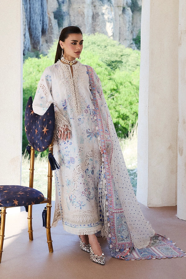 Suffuse by Sana Yasir Eid Lawn Unstitched Embroidered 3Pc Suit - VELUNA