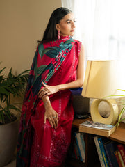 Faiza Faisal Embroidered Summer Lawn Unstitched 3Pc Suit - VENA