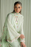 Cross Stitch Mahiri Embroidered Lawn Unstitched 3Pc Suit - VERDENT BLOOM