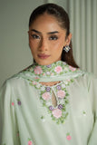 Cross Stitch Mahiri Embroidered Lawn Unstitched 3Pc Suit - VERDENT BLOOM