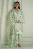 Cross Stitch Mahiri Embroidered Lawn Unstitched 3Pc Suit - VERDENT BLOOM