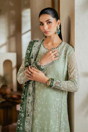 Xenia Formals Niran Embroidered Chiffon Unstitched 3Pc Suit XF-02 VERDURA