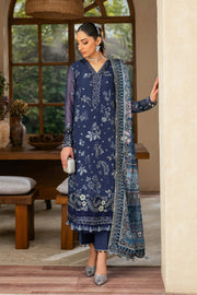 Xenia Formals Niran Embroidered Chiffon Unstitched 3Pc Suit XF-01 VERENA