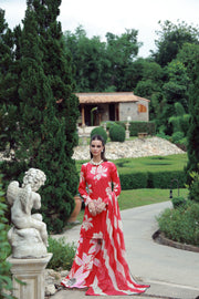 Feathers Stillness In Bloom Unstitched Printed Lawn 3Pc Suit VERMILIA-FT531