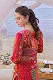 Feathers Whisper Winds Unstitched Printed Lawn 2Pc Suit VERMILION-FT507
