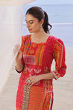 Feathers Whisper Winds Unstitched Printed Lawn 2Pc Suit VERMILION-FT507
