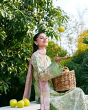 Neeshay Printkari Embroidered Lawn Unstitched 3Pc Suit - VERNA