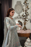 Alif by AJR Couture Embroidered Raw Silk Unstitched 3Pc Suit - VERONICA