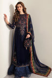 Jazmin Embroidered Pure Velvet Formal Unstitched 3Pc Suit VF-2005