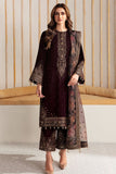 Jazmin Embroidered Pure Velvet Unstitched 3Pc Suit VF-2012