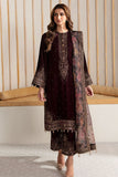 Jazmin Embroidered Pure Velvet Unstitched 3Pc Suit VF-2012