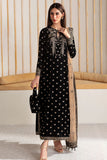 Jazmin Embroidered Pure Velvet Formal Unstitched 3Pc Suit VF-2014