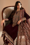 Jazmin Embroidered Velvet Unstitched 3Pc Suit VF-2022