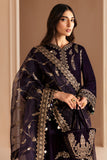 Jazmin Embroidered Pure Velvet Formal Unstitched 3Pc Suit VF-2026