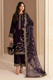 Jazmin Embroidered Pure Velvet Formal Unstitched 3Pc Suit VF-2026