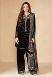 Jazmin Embroidered Pure Velvet Formal Unstitched 3Pc Suit VF-2037