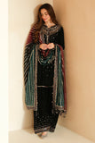 Jazmin Embroidered Pure Velvet Formal Unstitched 3Pc Suit VF-2037