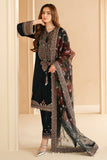 Jazmin Embroidered Velvet Unstitched 3Pc Suit VF-2039