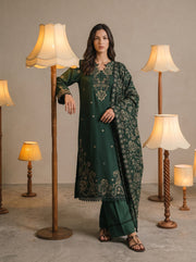 Viana by Sanam Saeed Embroidered Karandi Unstitched 3Pc Suit - VIEL