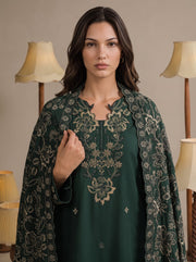 Viana by Sanam Saeed Embroidered Karandi Unstitched 3Pc Suit - VIEL