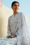 Cross Stitch Premium Embroidered Lawn Unstitched 3Pc Suit D-07 Viola Pearl