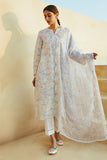 Cross Stitch Premium Embroidered Lawn Unstitched 3Pc Suit D-07 Viola Pearl