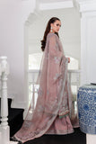 Alif by AJR Couture Embroidered Net Unstitched 3Pc Suit - VIOLET