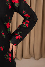 Feathers Digital Printed Khaddar Unstitched 3Pc Suit VIRENNE-FT596
