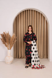 Feathers Digital Printed Khaddar Unstitched 3Pc Suit VIRENNE-FT596