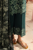 Cross Stitch Premium Embroidered Lawn Unstitched 3Pc Suit - VIRIDIAN GREEN