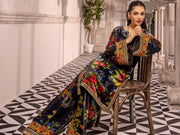 Gul Ahmed Winter Embroidered Velvet Unstitched 2Pc Suit VLT-42002
