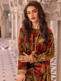 Gul Ahmed Winter Embroidered Velvet Unstitched 2Pc Suit VLT-42003