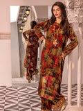 Gul Ahmed Winter Embroidered Velvet Unstitched 2Pc Suit VLT-42003