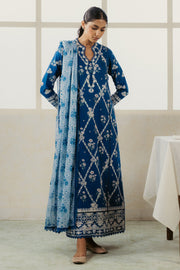 Ayzel Amore Embroidered Unstitched Lawn 3Pc Suit - VORY