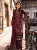 Vasal by Humdum Embroidered Peach Leather Unstitched 3Pc Suit VS-04