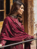 Vasal by Humdum Embroidered Peach Leather Unstitched 3Pc Suit VS-04