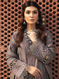 Vasal by Humdum Embroidered Peach Leather Unstitched 3Pc Suit VS-08